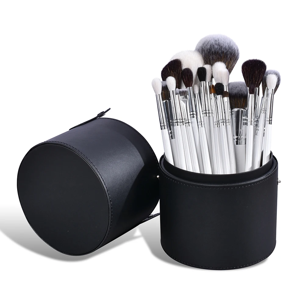 16/26 Pcs Women's Wooden Handle Makeup Brushes Set Foundation Blush Concealer Eyeshadow Eyebrow Powder Brush Make Up Beauty Tool