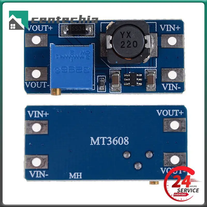 

DC-DC регулируемый Повышающий Модуль 2А, Повышающий Модуль с микро-USB 2в-24в до 5В 9В 12В 28В