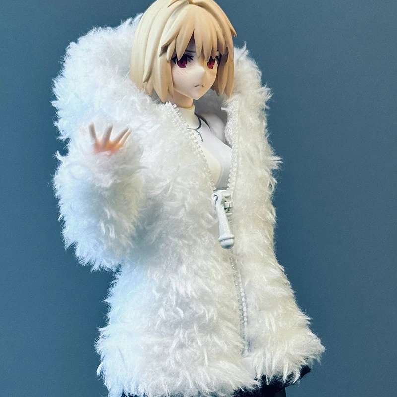 معطف فتاة أرنب جميل لطيف بمقياس 1/12 مع سحاب ملابس نموذج لشخصيات الحركة Ob11 Figma مقاس 6 بوصة لتزيين الجسم #2