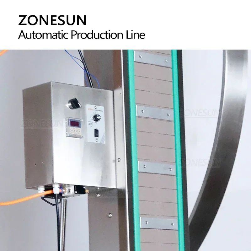 ZONESUN ZS-FAL180X3 Автоматизированная производственная линия Соус чили Кетчуп Пенитное масло Круглая бутылка для наполнения и укупорки этикетировочной машины