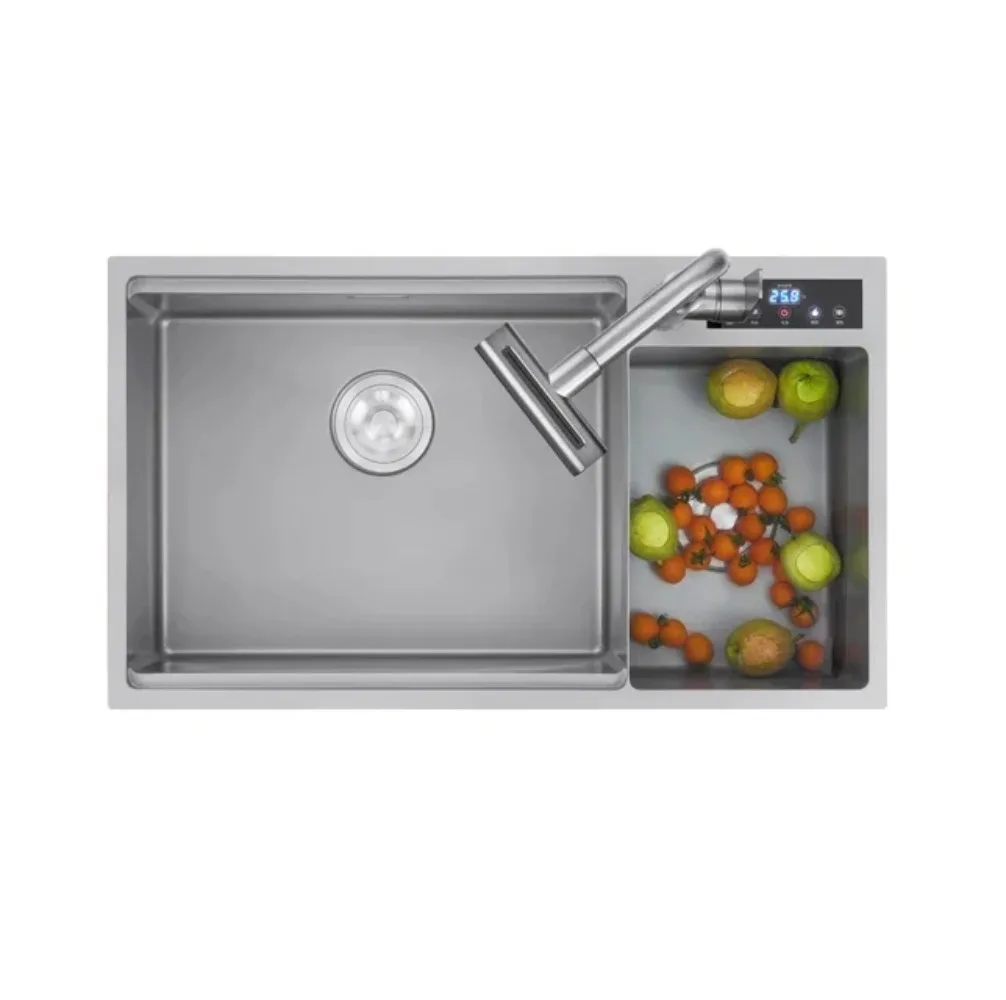 

Ультразвуковая кухонная мойка с двойной чашей ручной работы в Гуандуне