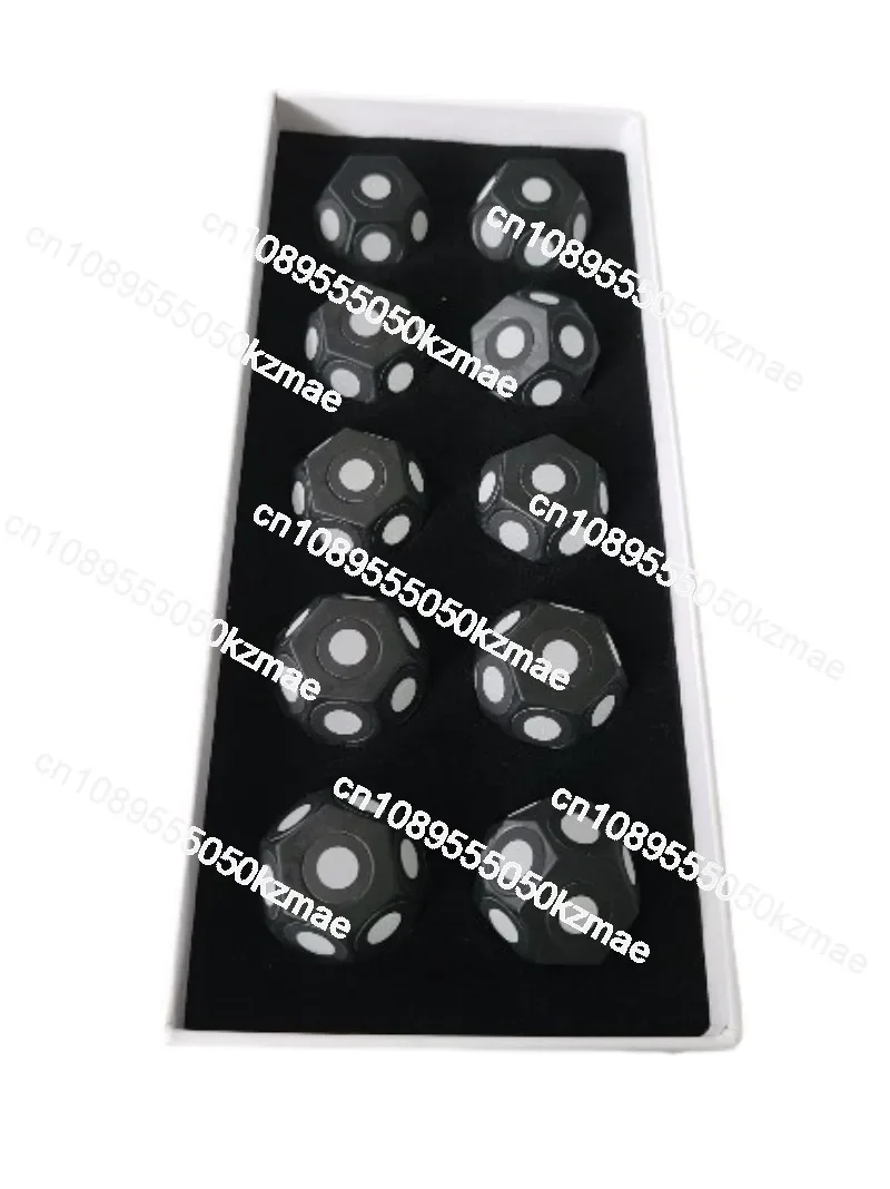 Suitable for magnetic marking hexagonal spheres 10 pieces, 3D scanner target points, positioning points, reflective marking