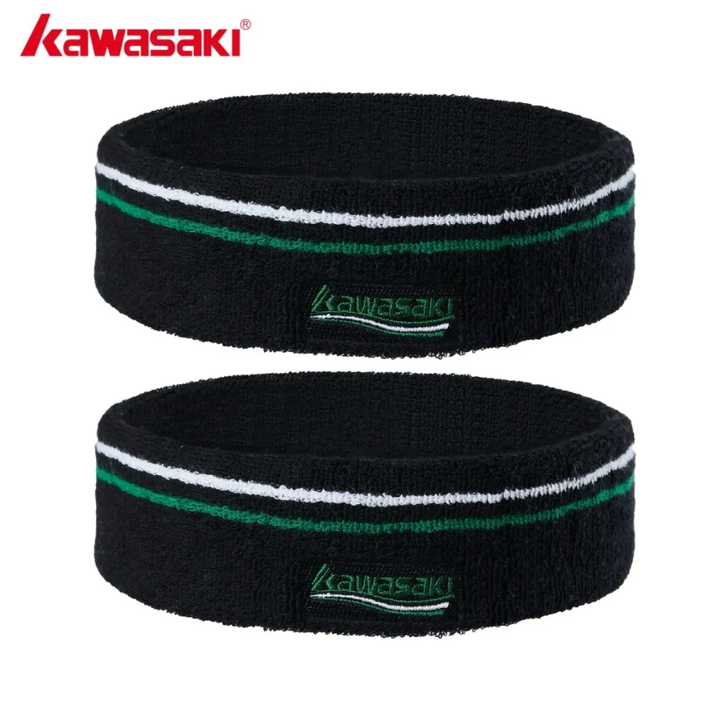 Kawasaki hoofdband heren dames K1E00-C3812 waterdichte zweetabsorber sporthoofdband geschikt voor basketbal en hardlopen
