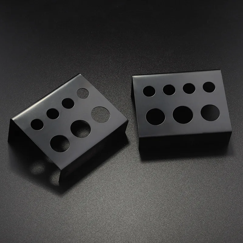 High Quality Tattoo Ink Cup Holder 1pcs Black Tattoo Pigment Container Stand with 7 Holes Microblading Makeup Tattoo Accessories