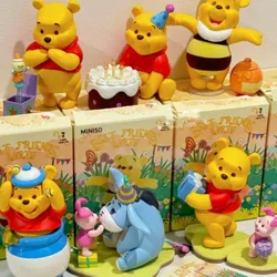 Disney Blind Box Winnie The Pooh Blind Mysterious Surprise Box Figure Tigger Eeyore Piglet Cartoon Xmas Gifts Model Toy