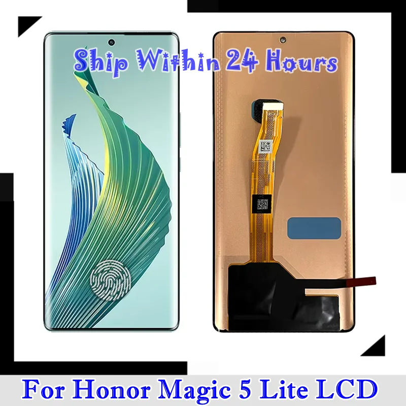 New Tested6.67'' AMOLED For Honor X9a RMO-NX1 X40 Magic 5 Lite LCD Display Screen Touch Digitizer For Honor Magic 5 lite RMO-NX3