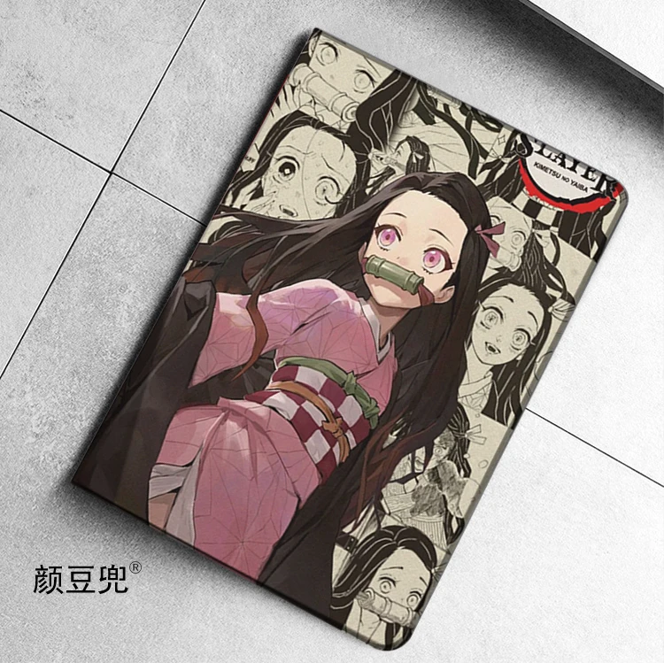 Anime Kamado Nezuko Case For iPad 10.2 7th 8th Air 2 3 Mini 2 3 4 5 6 Case Luxury Silicone For iPad Air 4 5 Pro12.9