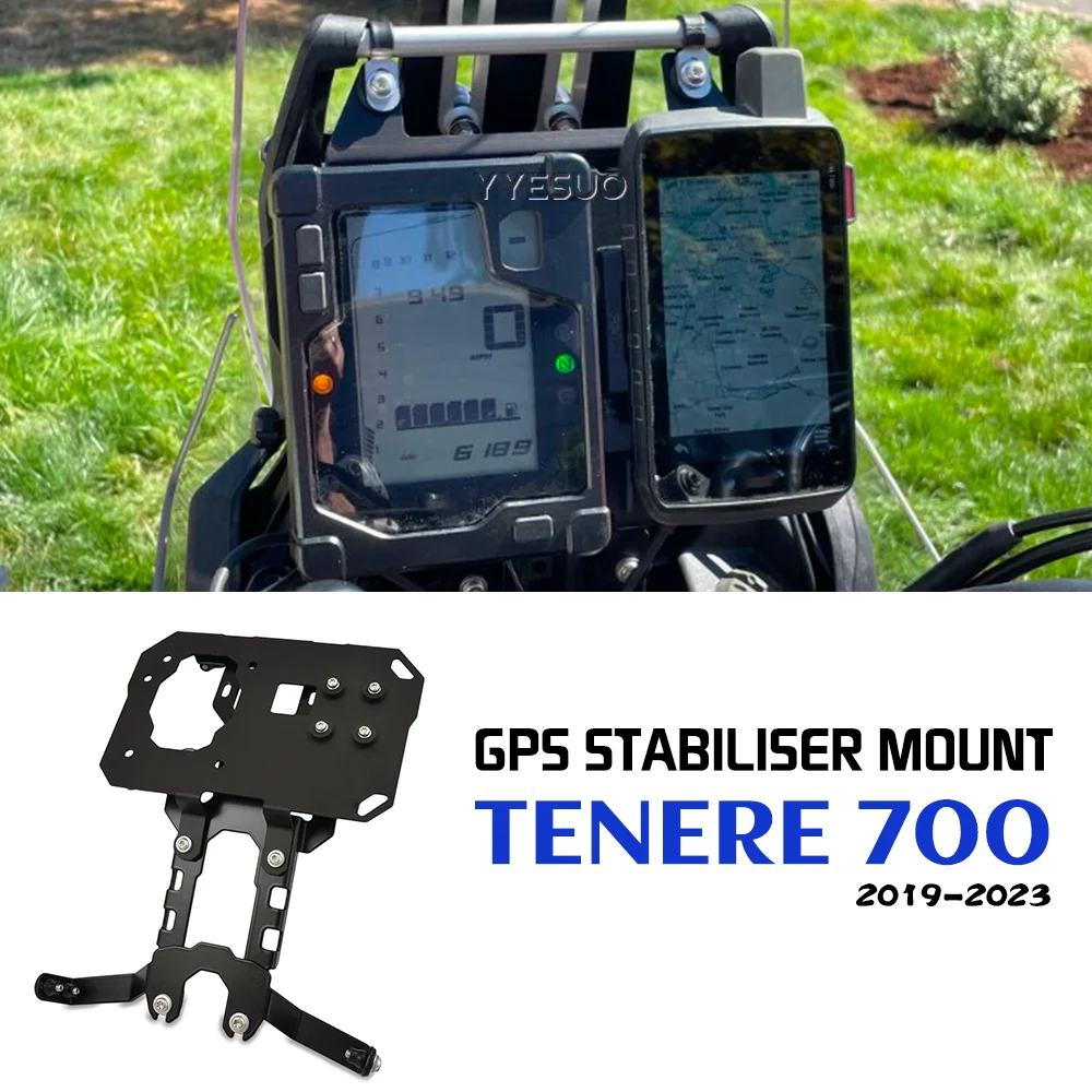 GPS Stabiliser Mount for Yamaha Tenere 700 2019 - 2023 Tenere700 Accessories Motorcycle Multifunctional Phone Bracket T7 Parts