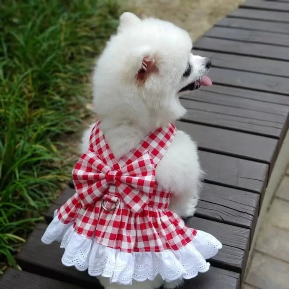 

Comfortable Soft Pet Summer Clothes Breathable Fashion Dog Princess Skirt Thin Design Pet Dresses Small Animal