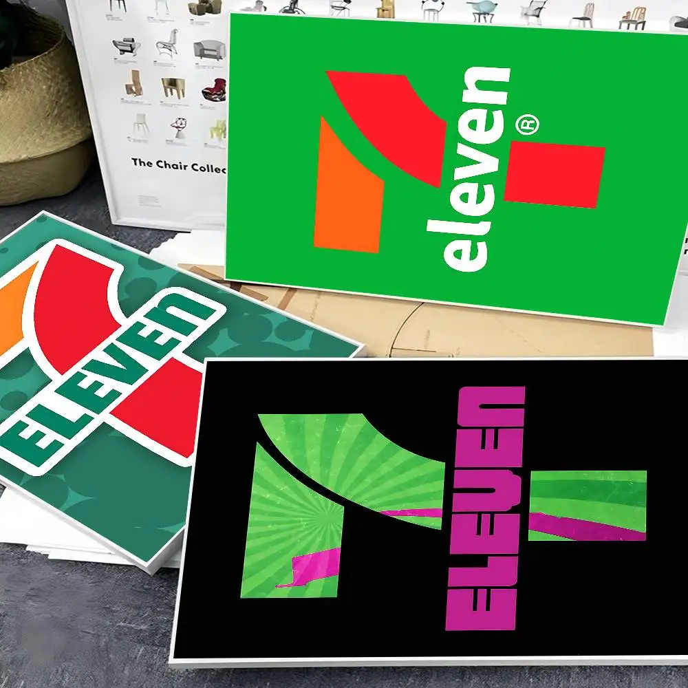 7-E-ELEVENS Movie Sticky Posters Retro Kraft Paper Sticker DIY Room Bar Cafe Aesthetic Art Wall Painting