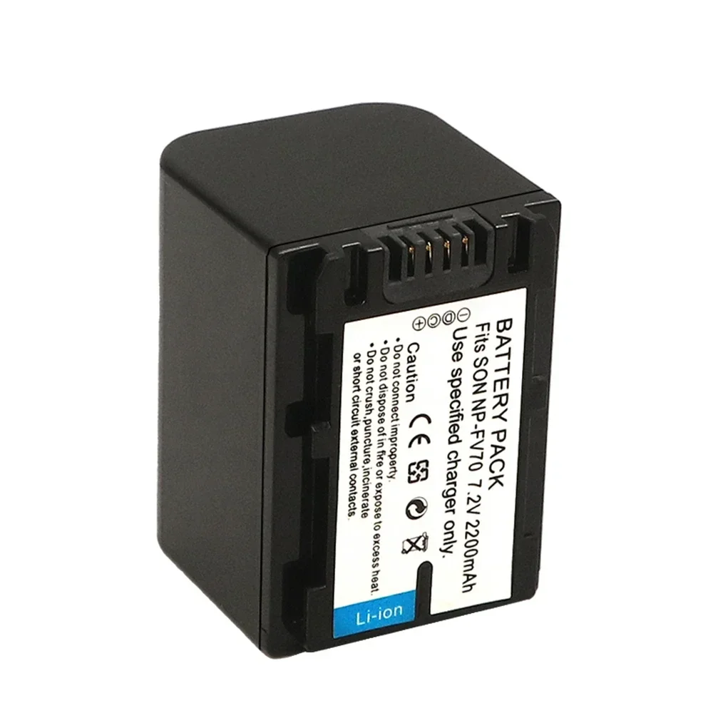 NP FV70 NP-FV70 NPFV70 Battery for Sony NP FV50 FV30 HDR-CX230 HDR-CX150E HDR-CX170 CX300 Z1 2200mAh Camera Batteries