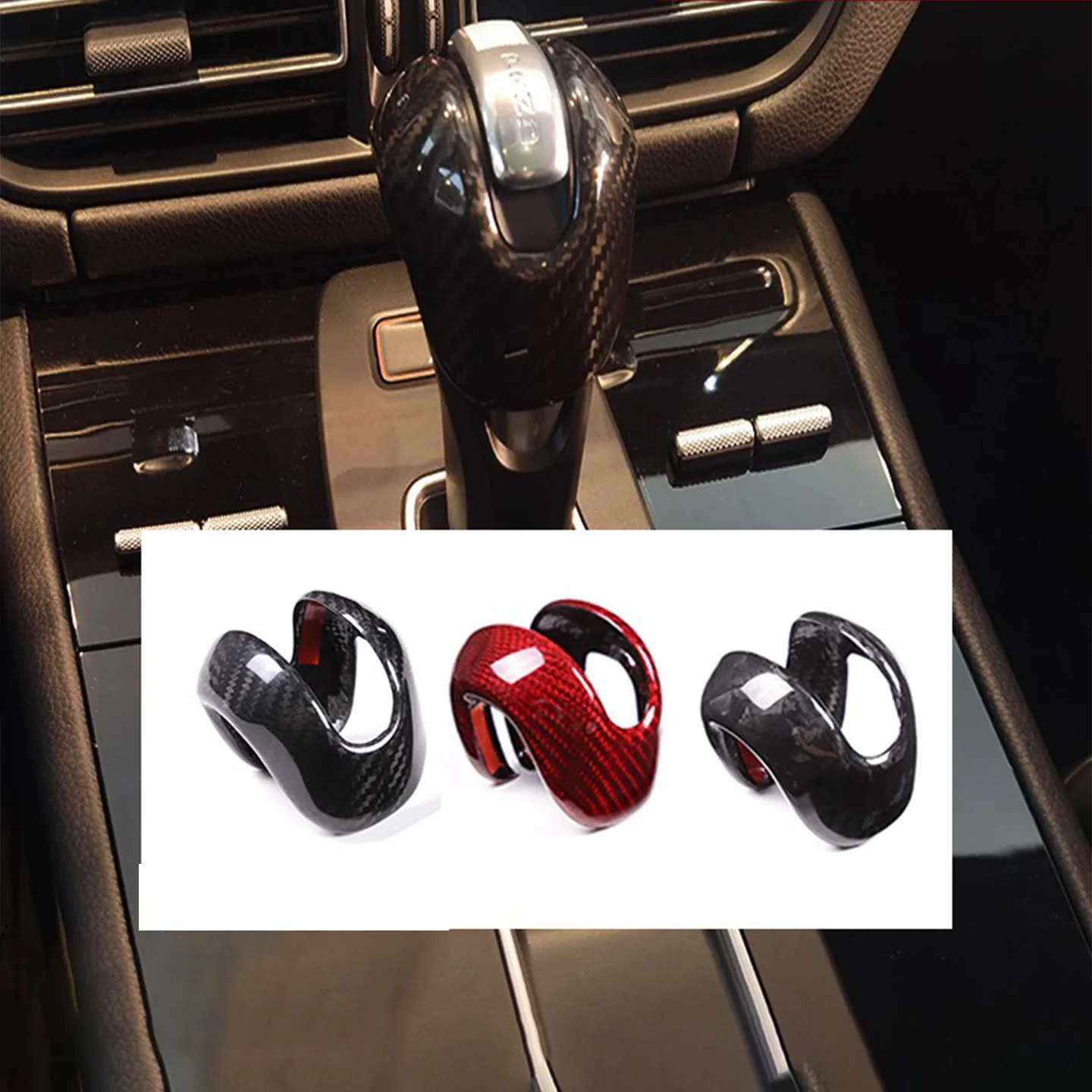 

Цельный чехол из натурального углеродного волокна, подходит для Porsche Macan 2022–2023