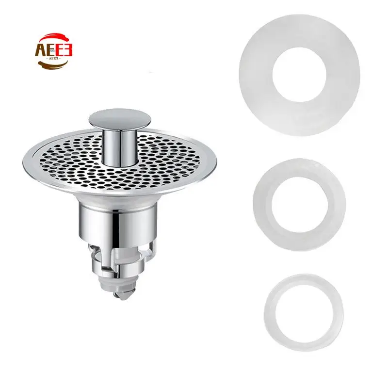 

AEE3-1 PCS Stainless Steel Mesh Sink Filter Kitchen Sewer Anti-Blocking Strainers Floor Drains Hair Catcher Waste Plug Filters