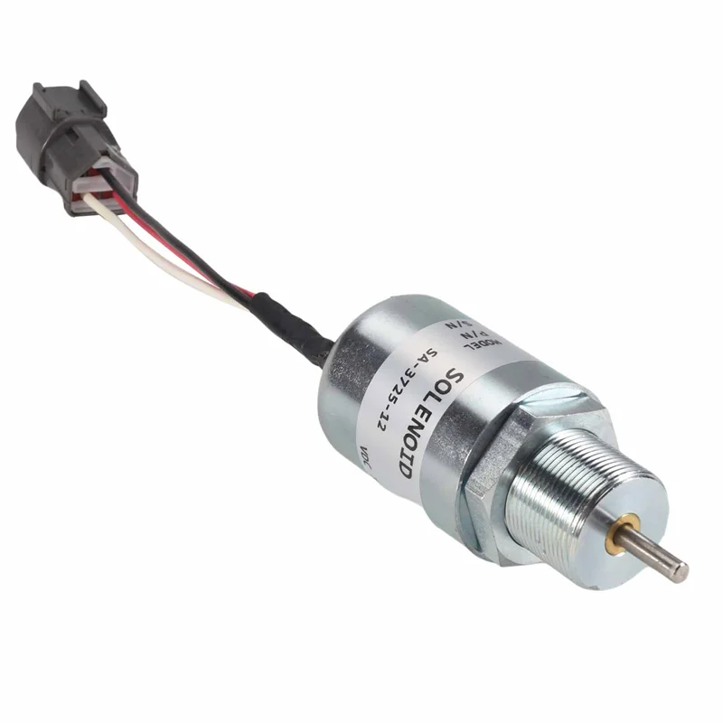 Solenoide de apagado de combustible SA-3725-12 30A87-00040 para motor Mitsubishi L2E L3E S3L S4L Volvo EC15 Toro 223D Mahindra 12VDC-M54K