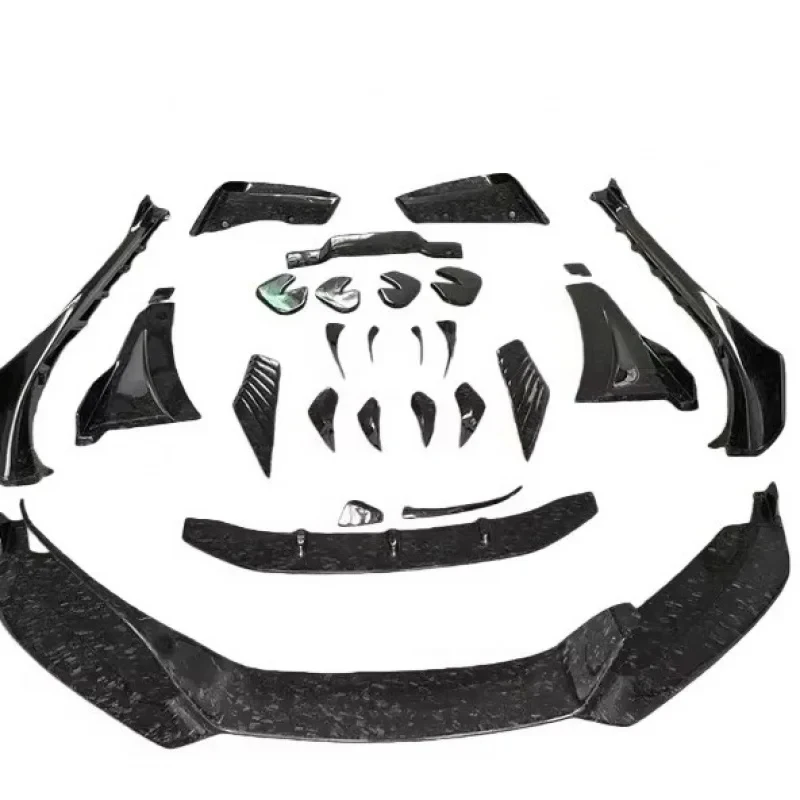 Premium Accsori Carbon Fiber Front Lip I Car Parts Body Conversion Kit CarDurle