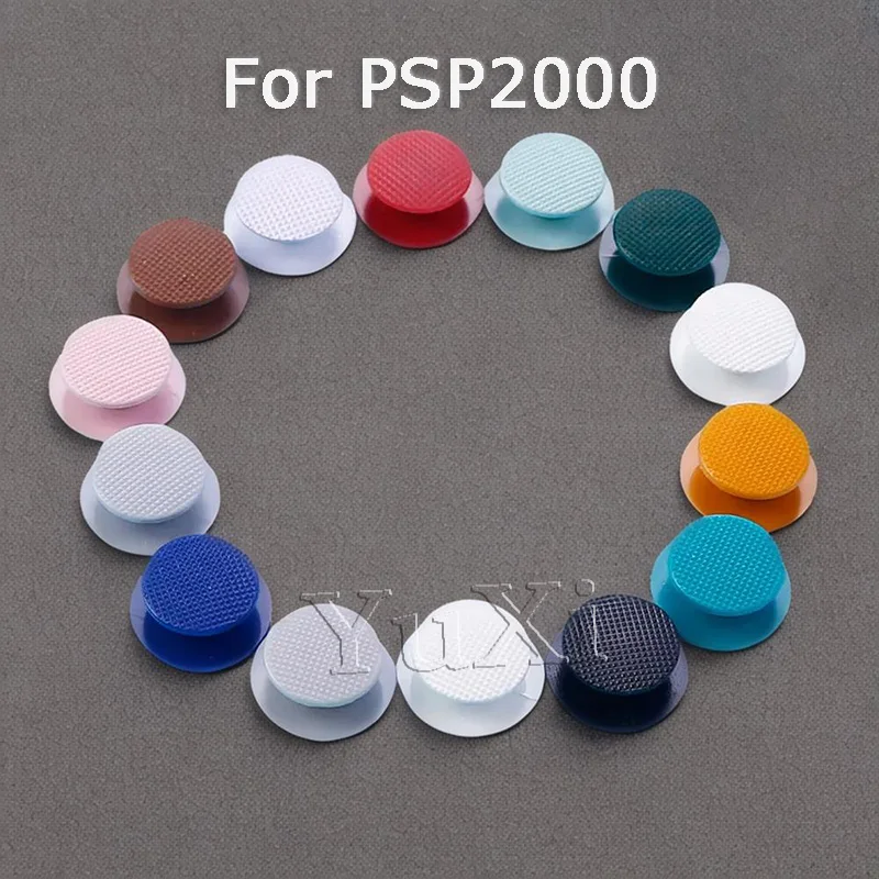 YuXi-Capuchons de boutons de manette de jeu minces, couvercle de manette de jeu, capuchon de tête de pièce plus lent, PSP 2000, 2 pièces