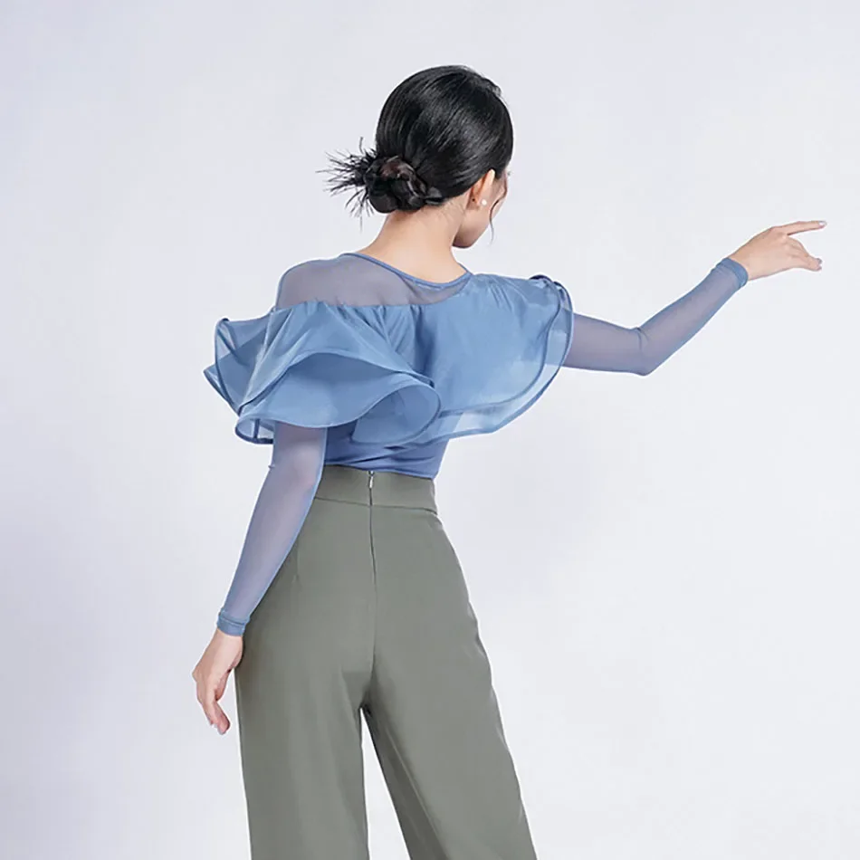 

Осень-зима 2024, женское профессиональное боди для бальных танцев, одежда для взрослых и женщин, одежда для латинских танцев, костюмы для ча-ча, самбы, румбы F1175