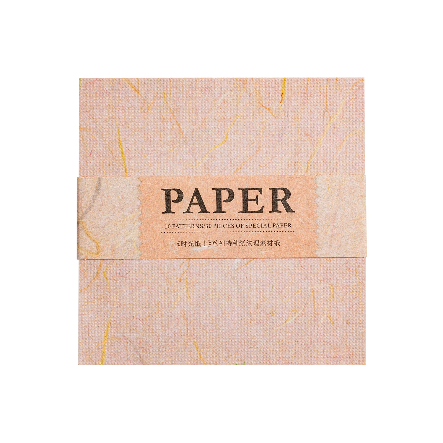 30 Sheets on Time Paper Series Literary Pattern Special Paper Material Paper Creative DIY Junk Journal Collage Decor Stationery