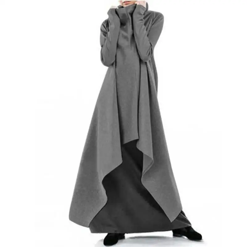 Pluse size Women\'s long hoodie Hot female many color Spring and autumn ladies loose irregular long robe sweatshirt hoodie