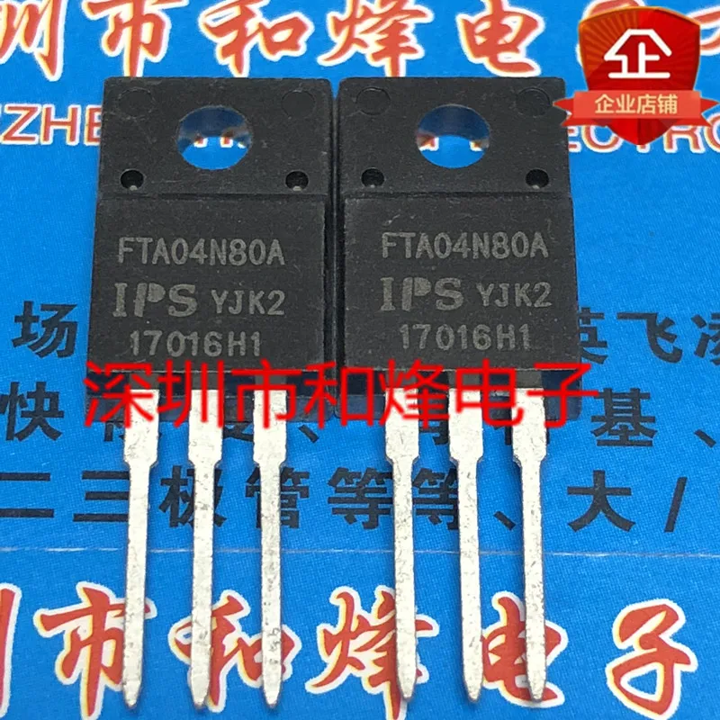 5PCS-10PCS FTA04N80A  TO-220F 800V 4A  New And Original On Stock