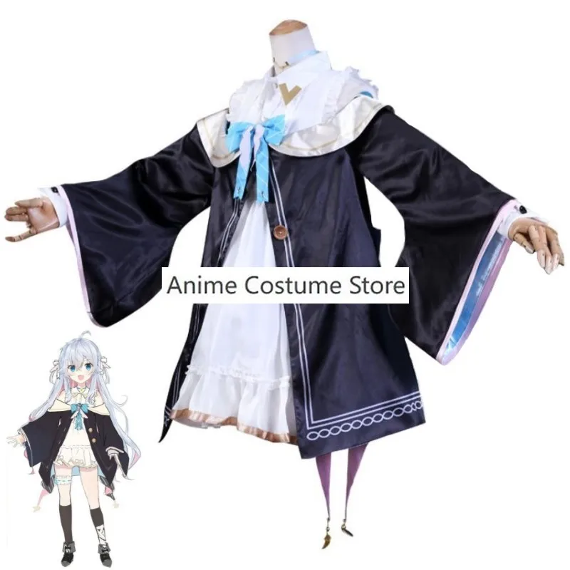 YouTuber-Costume de Cosplay Kagura Nana pour Femme, Perruque, Manteau Anime, Robe Sexy, Tenue de Femme, Uniforme Mignon Lolita, Imbibé