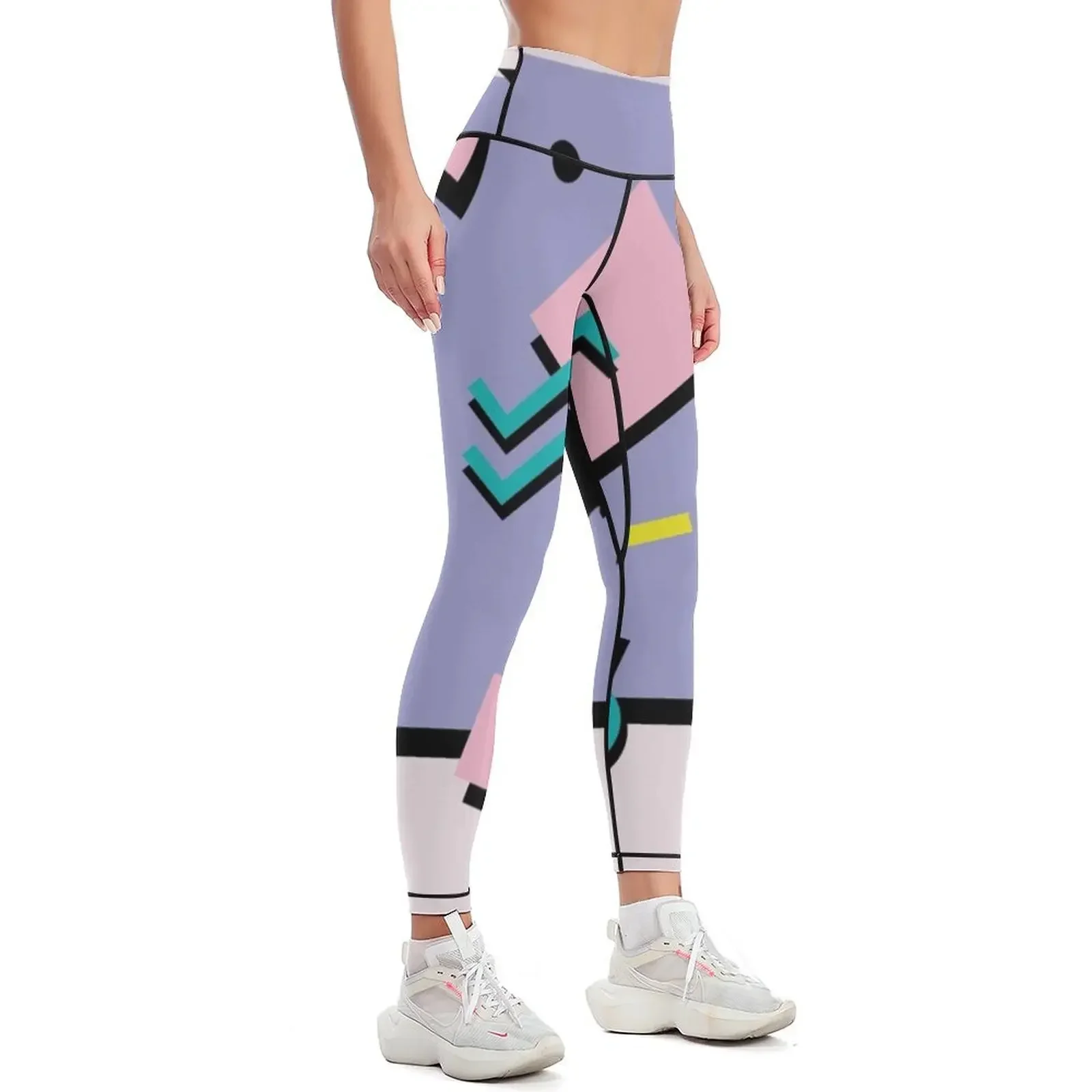 Memphis Pattern 22 - Retro 90s / 80s Leggings harem pants legging push up workout clothes for gym top Womens Leggings