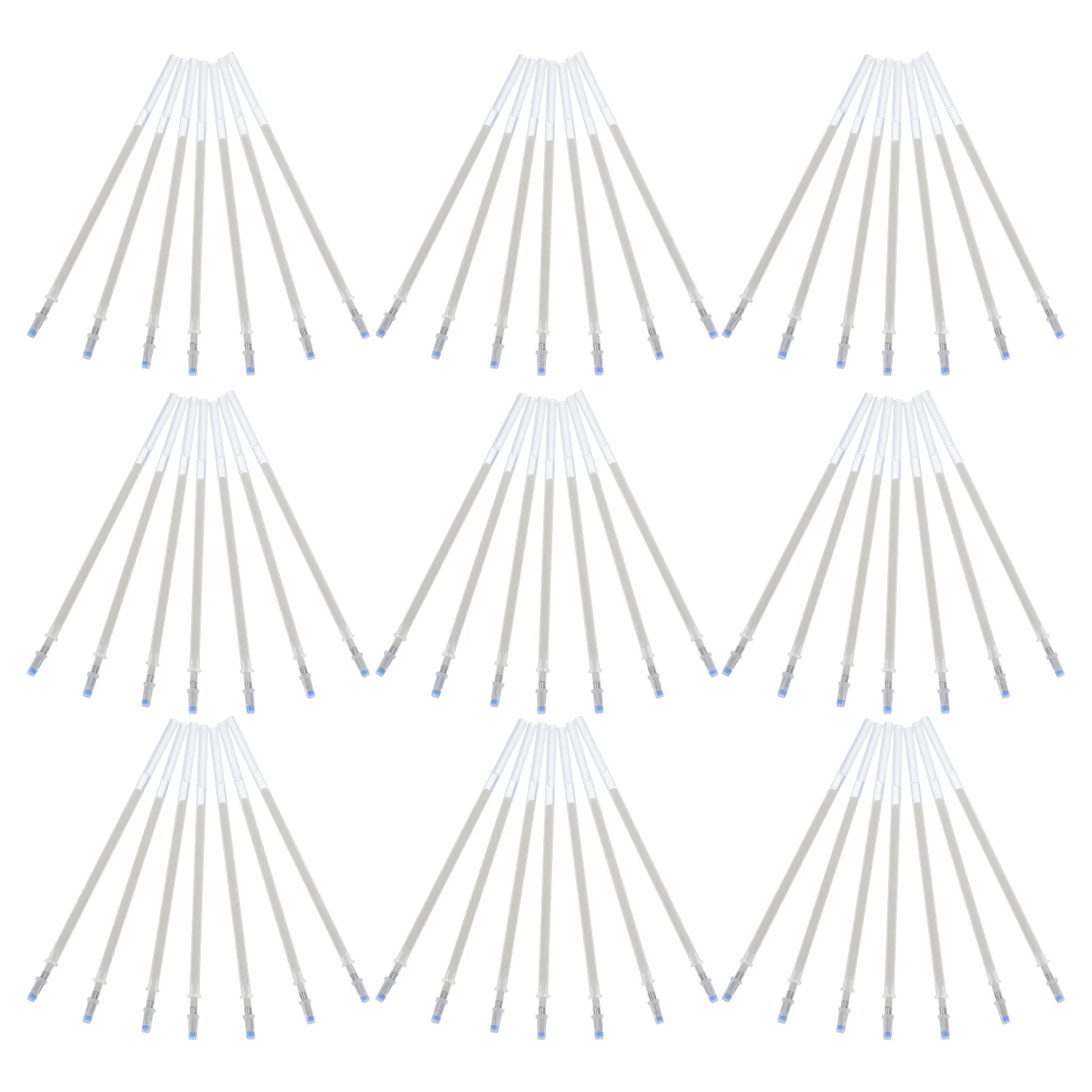 

100pcs Heat Erasable Pen Refills High Temperature Disappearing Ink For Fabric Marking Sewing Quilting Embroidery Temporary