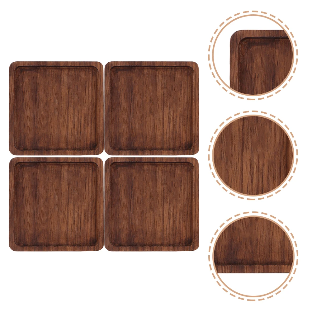 

Деревянные подставки шт. квадратные подставки для журнального столика, деревенские коврики для чашек, теплоизоляционные настольные напитки, домашний декор премиум-класса