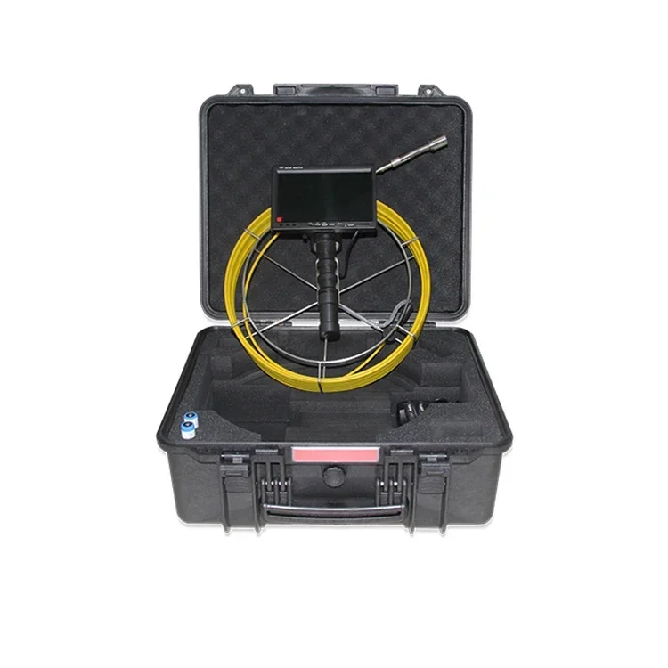 Factory Direct Supply 23mm Len 7 Inch Monitor Sewer Pipe Inspection Camera Used For Pipeline Inspection