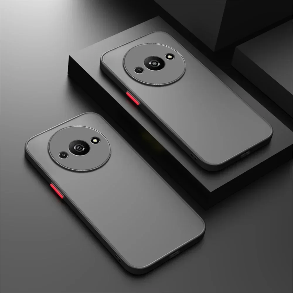 C 61 For Xiaomi Redmi A3 4G Case A3X shockproof armor matte soft TPU bumper clear hard cover CAPA on for Xiomi Poco little C61