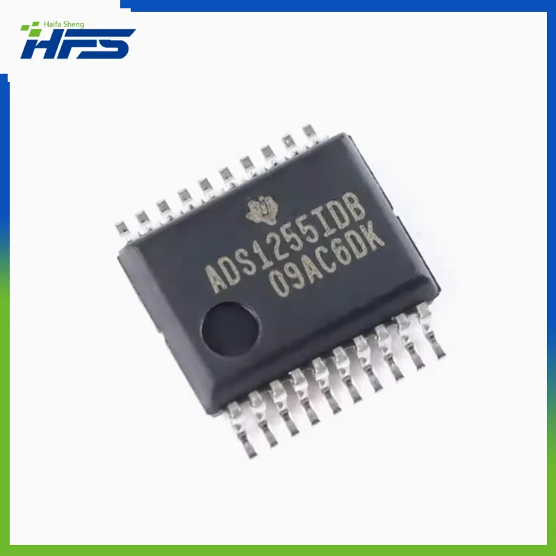 

5pcs Original genuine ADS1255IDBR SSOP-20 24 bit analog-to-digital converter chip