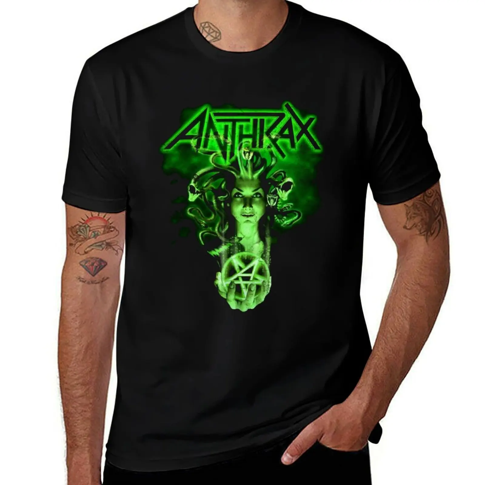 

Broken The Troopers Anthrax T-Shirt black cotton t-shirt plain for man package man t shirt summer