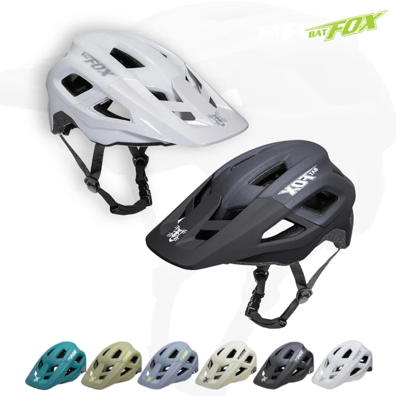 

BATFOX Mountain Bike Safety Helmet-Impact Resistance via PC Shell & EPS Liner MTB Bicycle Helmet Men Women Cycling Safety Gear