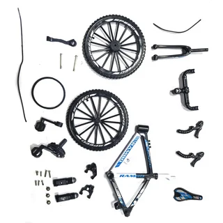DIY Fingertip Toys Finger Bike 1:8 Mini BMX Classical Toys Finger Bike Kits High Quality Plastic BMX Mini Bike Toys BICYCLE