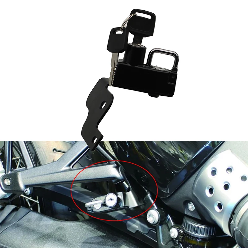 Fit For BMW R12NINET R 12 NINET 2024 2025- R12 Motorcycle Helmet Lock Anti-theft Security Aluminum Alloy Mount Hook