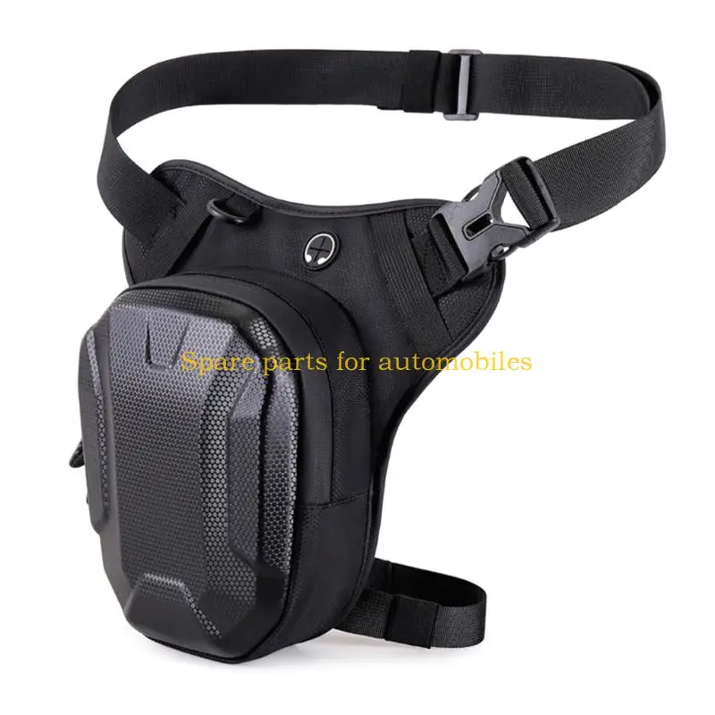 

H58F Lightweight Biker Leg Pack Shockproof Polyester Bag Adjustable Belt Travel Use