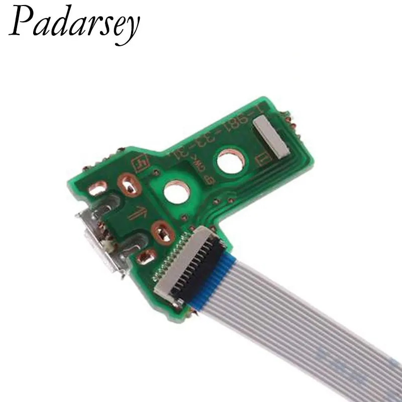 Padarsey JDS-040 12-pin Micro USB Charging Port Socket Board PCB Module Replacement for Sony PS4 Pro Slim Controller