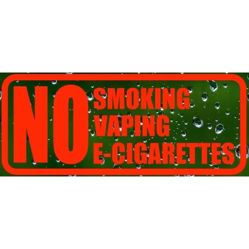 

No smoking No vaping Sticker Decal Sign Car Vehicles Smoking Signs Stickers Easy to Apply Waterproof Adhesive 15CM PVC KK