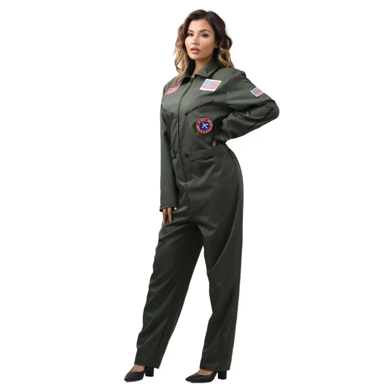 جديد هالوين كرنفال زيادة الطيارين الزي الرسمي حفلة ألعاب رياضية فريق أداء المرحلة زي