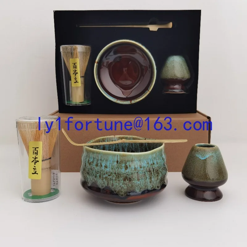 

Japanese-style hand-made tea set, tea set, bamboo tools
