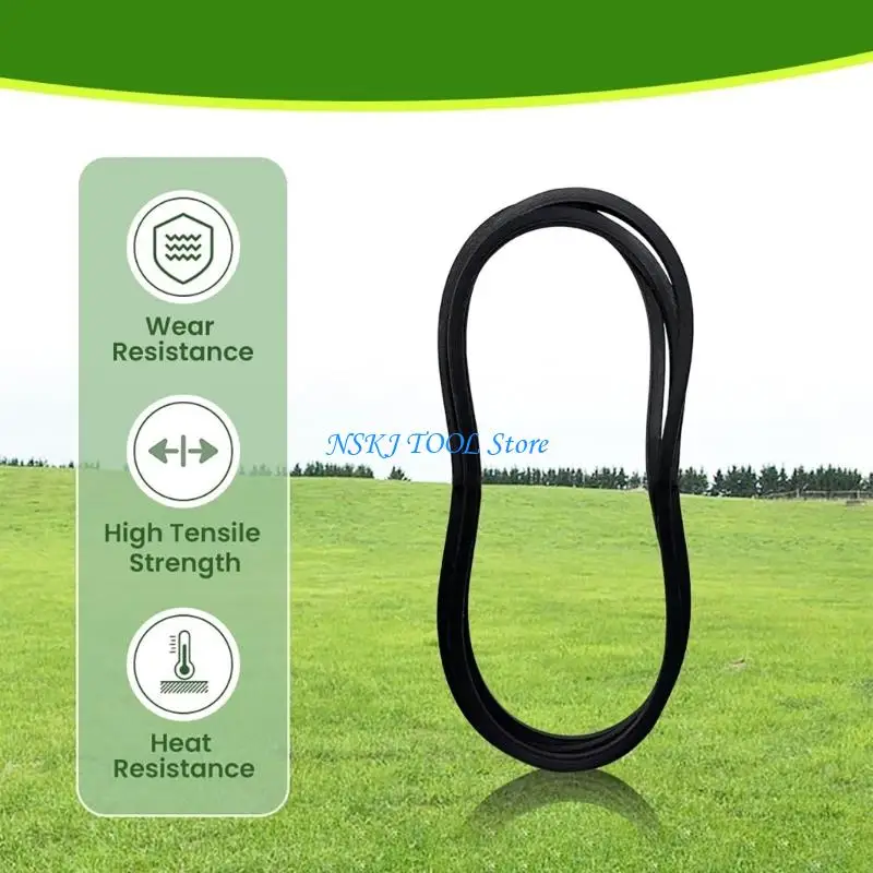 L8RC Replacement Mower Deck Belts, 2 Pack 95 Inch Outer Length for Deck Service