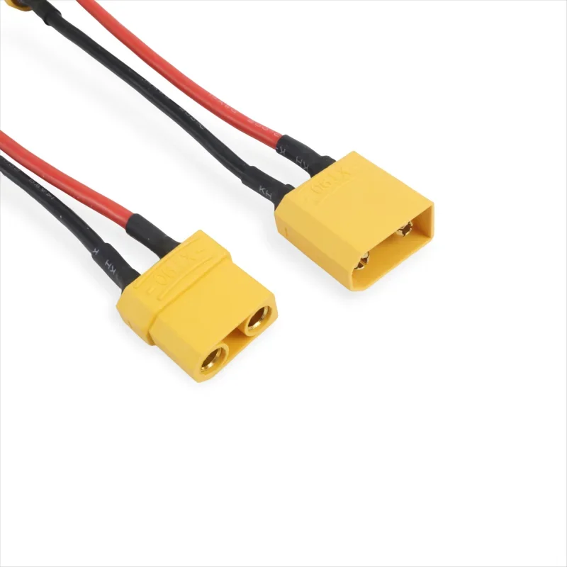 New Type 1/6PCS XT90 Male to XT90 Female Plug Extension Cable Lead Silicone Wire 14AWG for RCcars boats or planes lipo battery