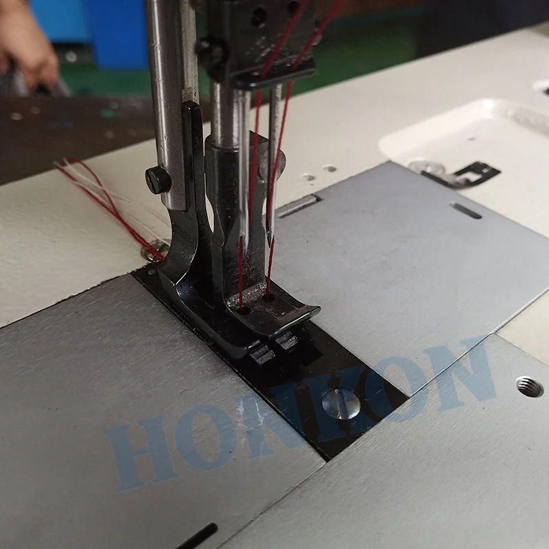 Maszyna do szycia HK4420, szybka, dwuigłowa, trójnitkowa, z podwójnym szwem, do ciężkich materiał, nowa, do użytku domowego, dobrza reputacja.