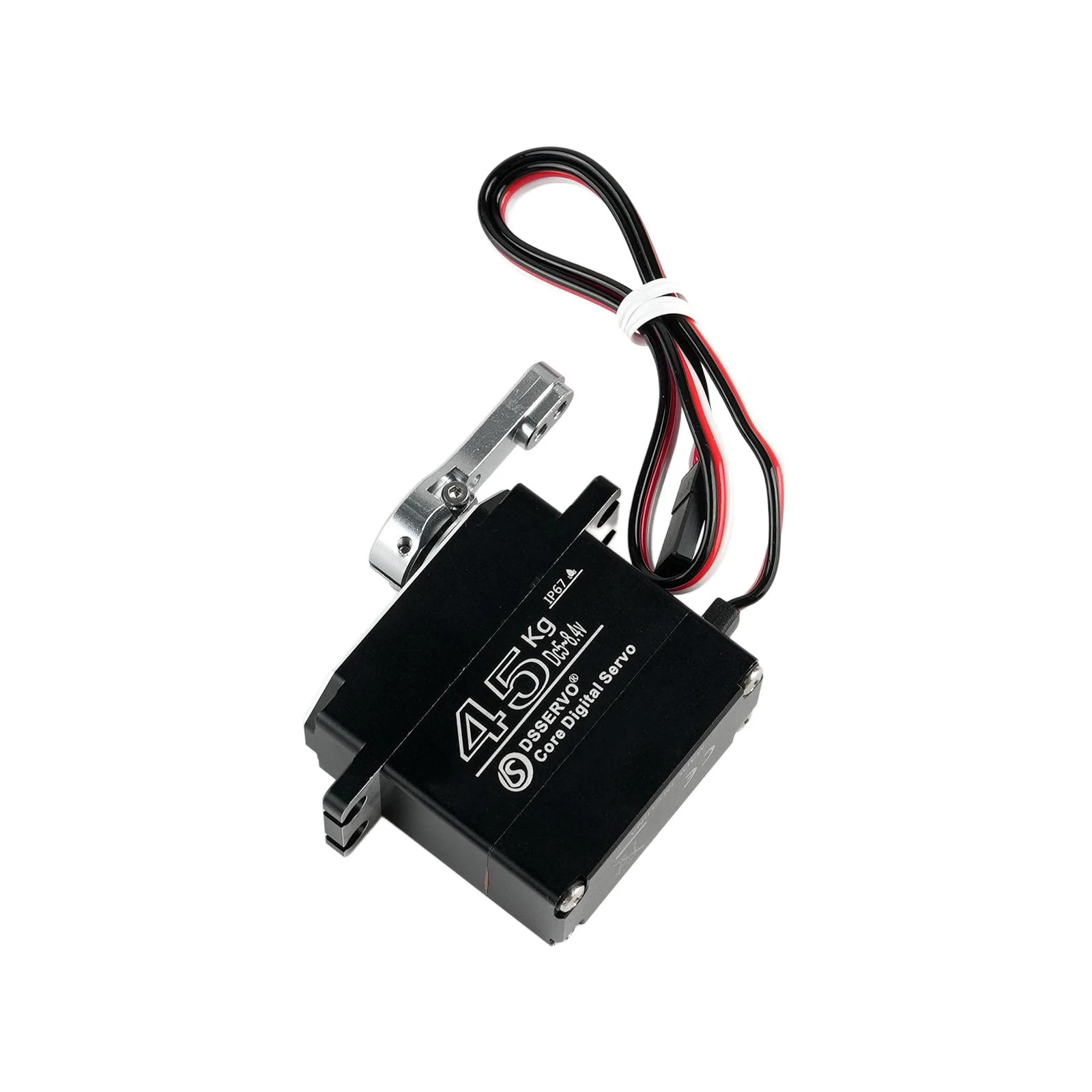 デジタルサーボ 45kg メタルギア アイアンコアモーター 180/270/360度 防水IP67 サーボ RCロボットカー 男の子 DIY RC玩具用 # T3 トライアド
