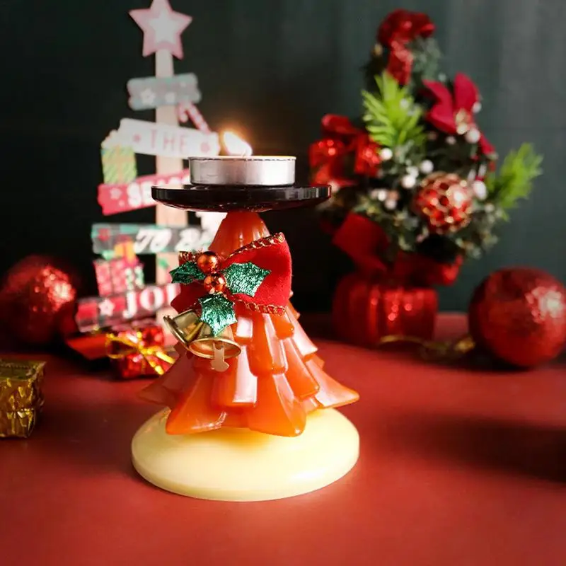 Christmas Tree Candle Holder Mold, Molde De Silicone, Decoração Para Casa, Criar Arte