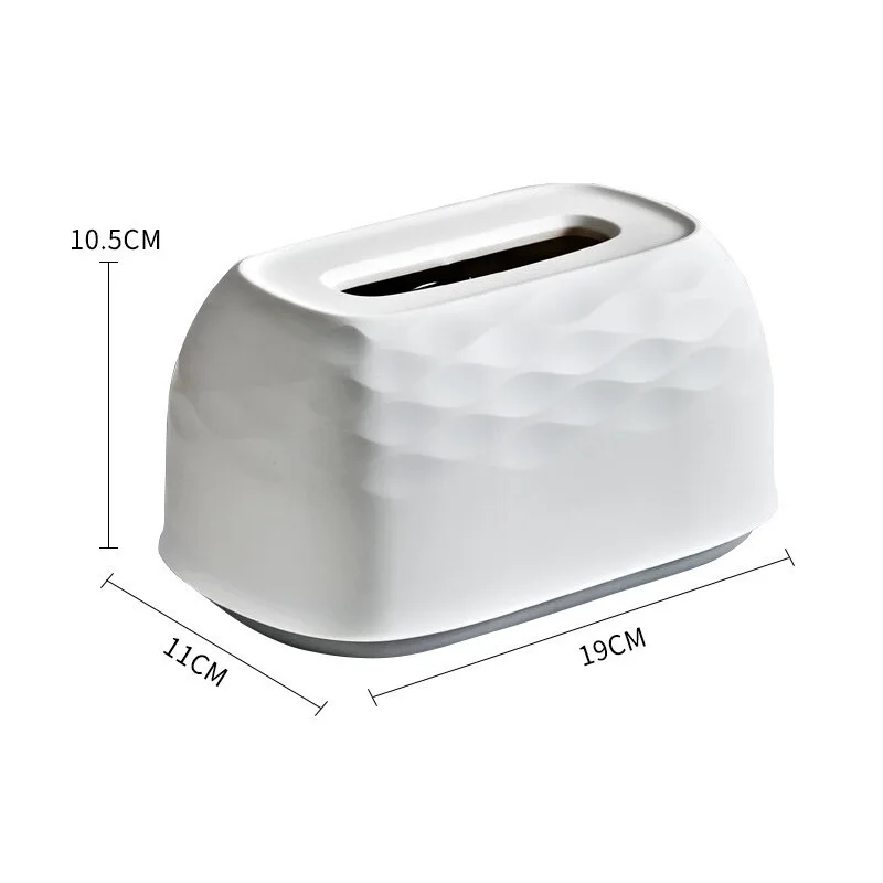 Simple Plastic Paper Towel Box Large Capacity Napkin Holder Automatic Lift Spring Tissue Paper Case Napkin Storage Container