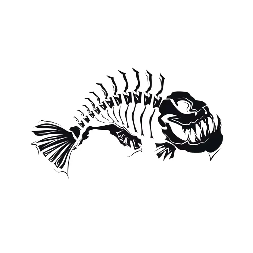 Beautiful and clean fishbone design, car window bumper, motorcycle home notebook decoration, vinyl sticker