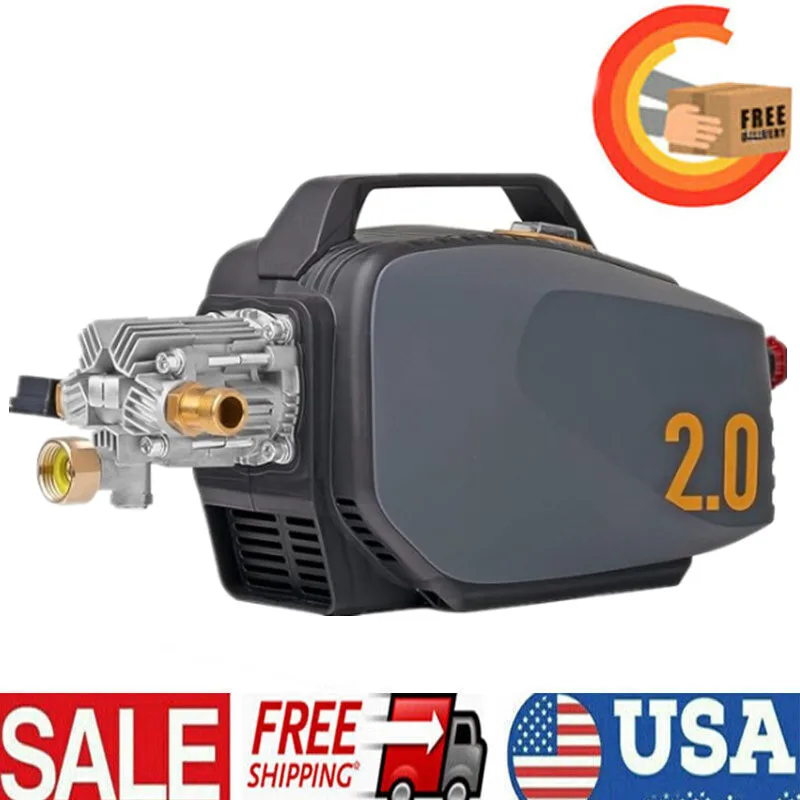 

ACTIVE 2.0 Electric Wall Mount Pressure Power Washer 2.0 GPM Flow 1800 PSI Peak Power Washers Electric Powered Wall Mount USA