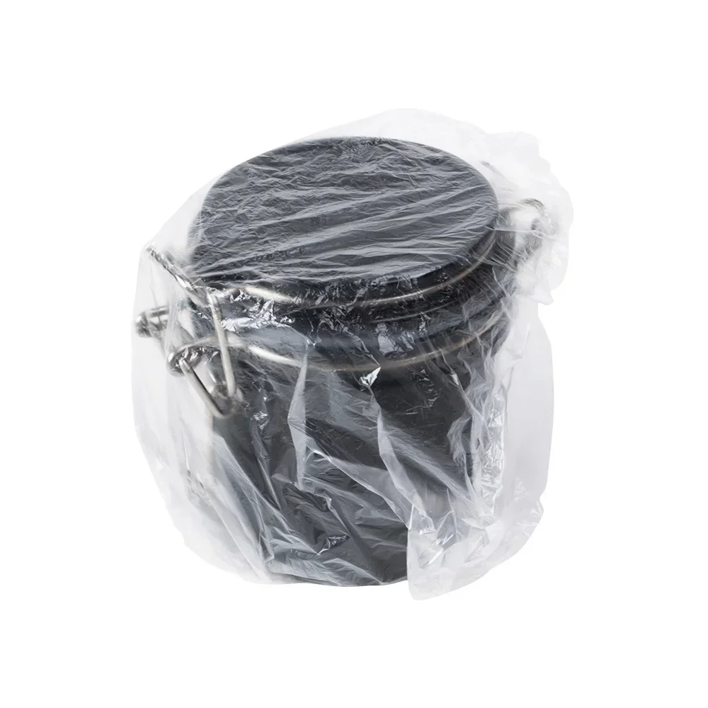 Latas de plástico caixa de armazenamento de cílios casos de cílios acessórios cosméticos organizador de cílios caixa de armazenamento preta pote