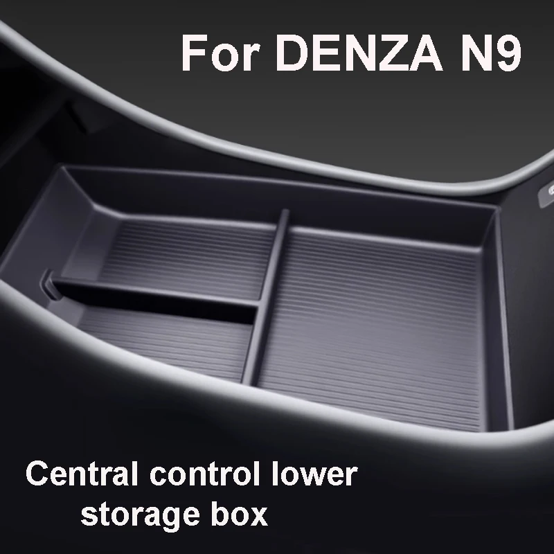 

For DENZA N9 2025 Car Central Control Storage Box Interior Armrest Box Sorting Accessories Partition Waterproof Anti Foul